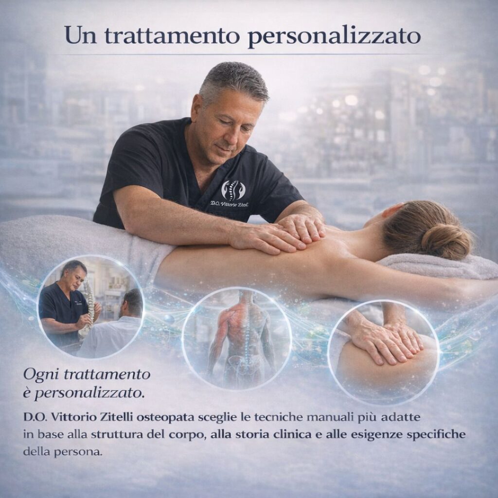 Trattamento osteopatico